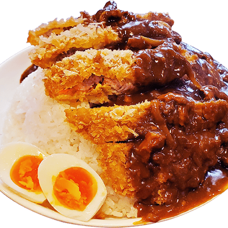 【ローズウッド学園特製　ローズポークのかつカレー】