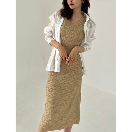 elegant cut out design onepiece（裏地付き）