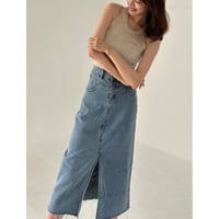astringent denim skirt （スカート）