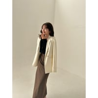 double botan jaket off white