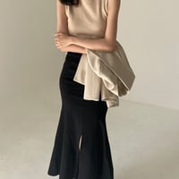 pleasant nosleeve knit "ivory"