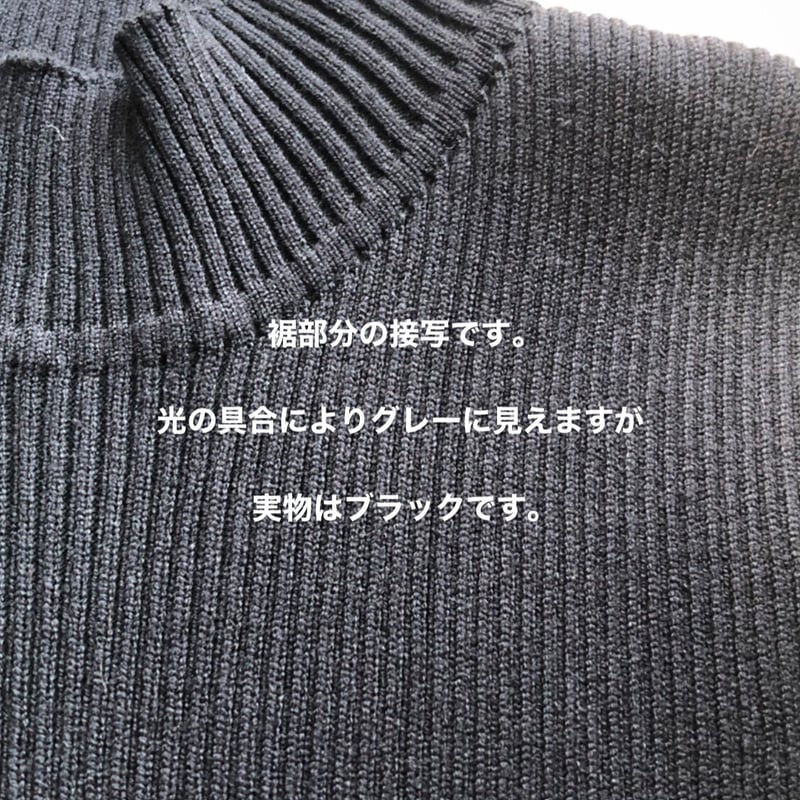 elegant flea nosleeve knit onepiece black | LOVAN' elegant flea nosleeve knit onepiece black | LOVAN'