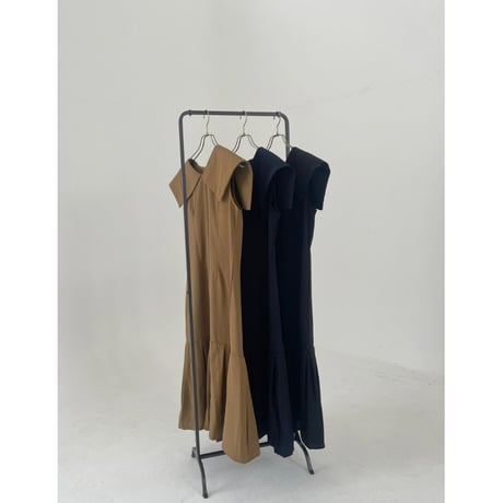 collar accent onepiece "black"