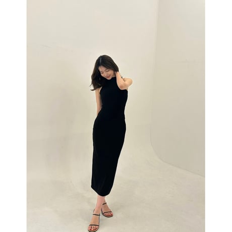 back slit nosleeve onepiece