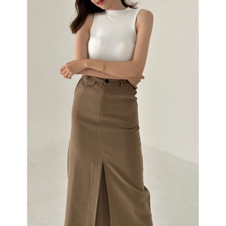 noble flap skirt（ベルト付きスカート）