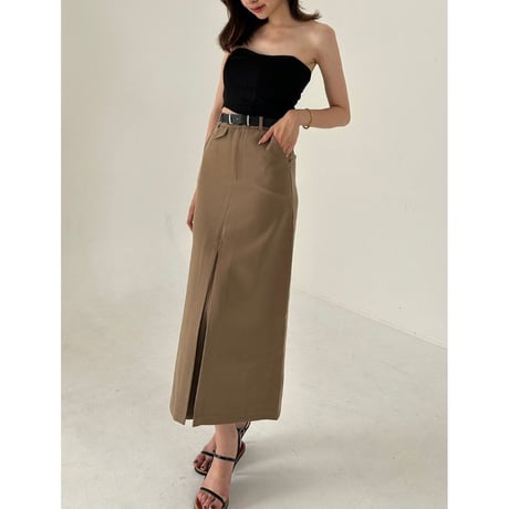 noble flap skirt（ベルト付きスカート）