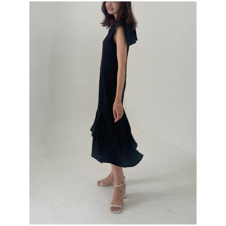collar accent onepiece "black"