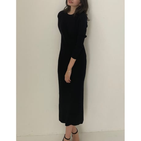 rive knit onepiece ”black"