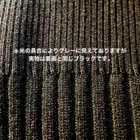 a line rive knit cami onepiece "black"