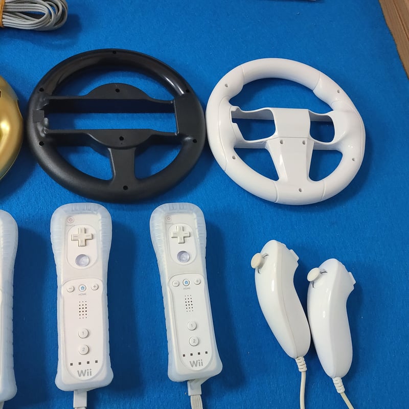 豪華 任天堂 wii 4人で遊ぶ♪ 本体とマリオカート一式 スーパーマリオ ...