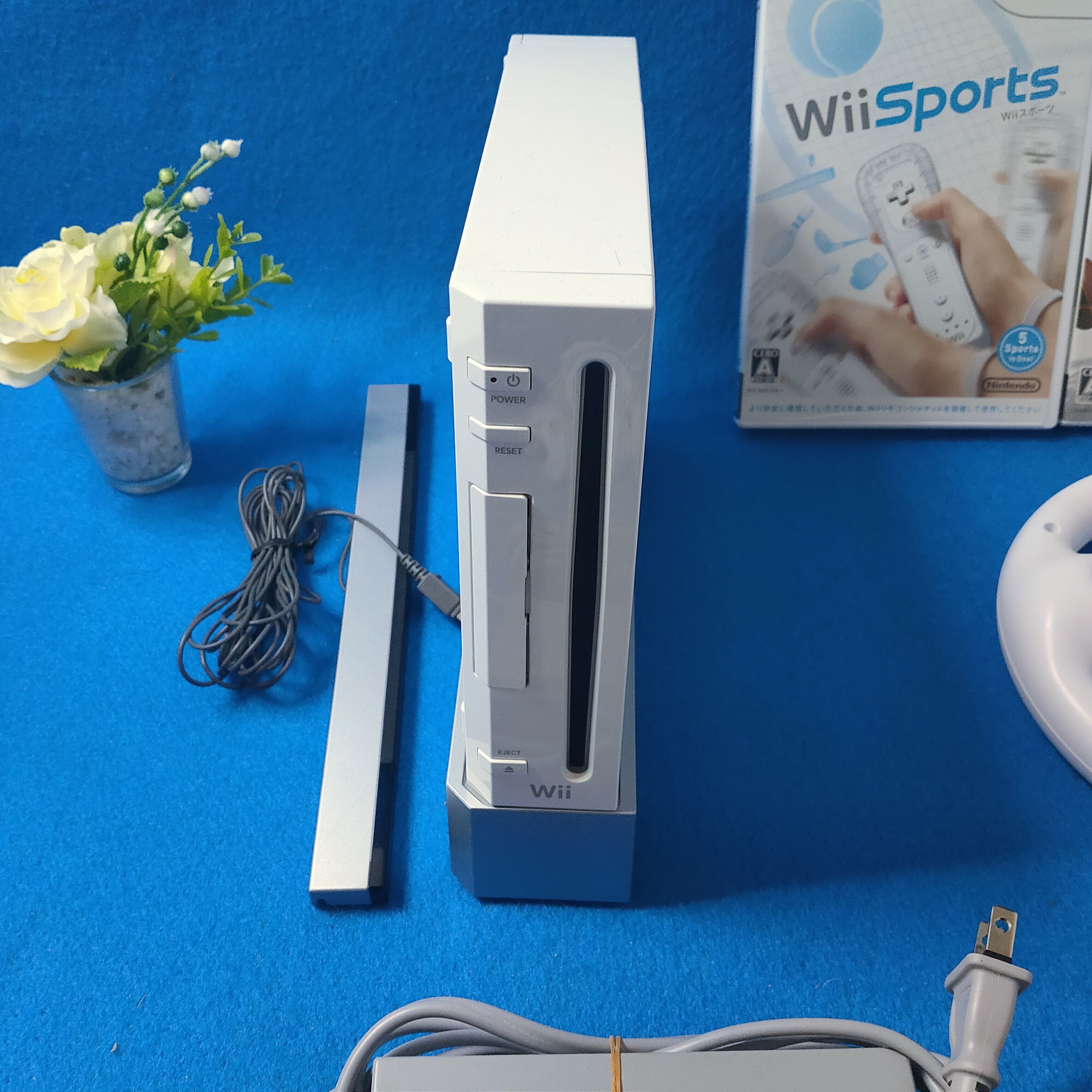 5点セット Wii本体 マリオカート ハンドル コロリンパ Wii Party original
