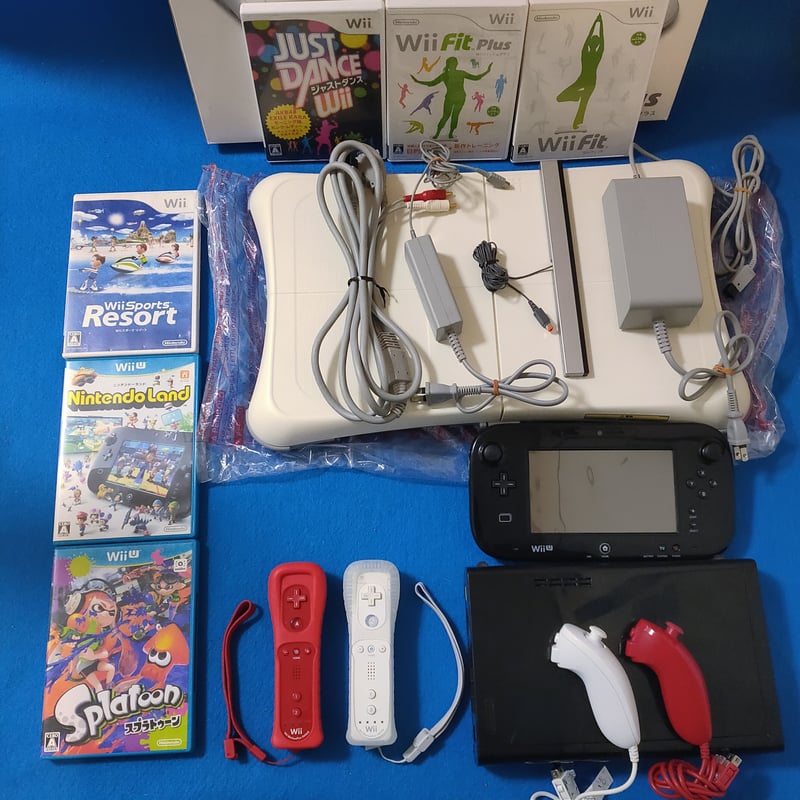 WiiU本体 32GB wiiモーションプラス スプラトゥーン Wiifit ジャスト ...