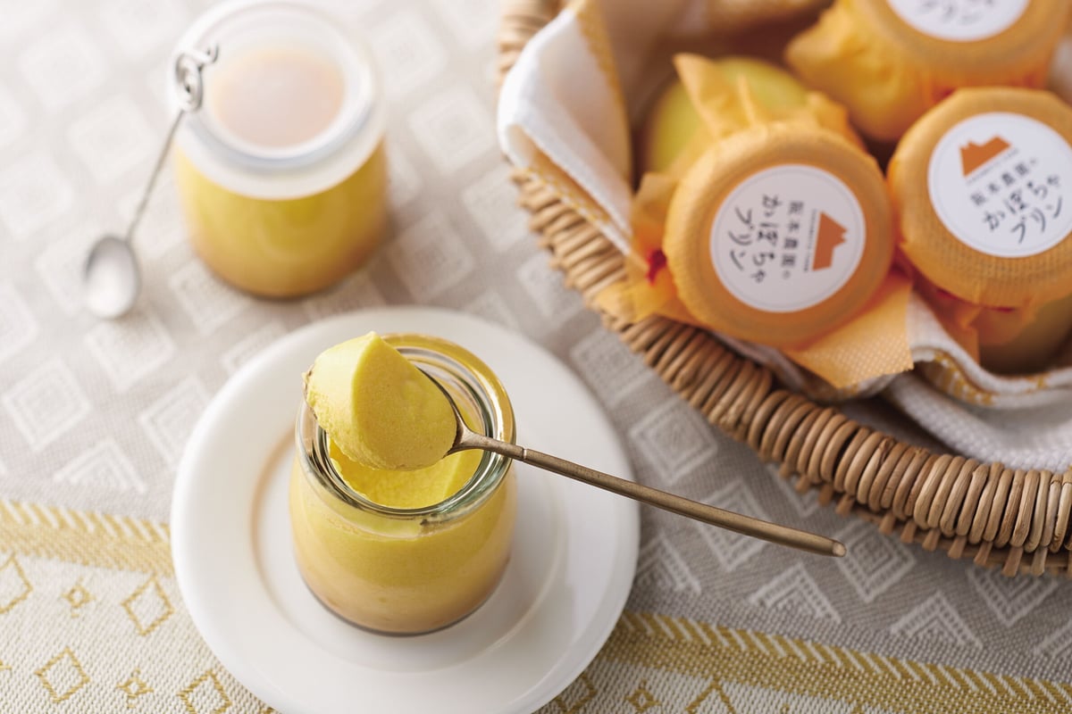 かぼちゃぷりん ゼオスキン 新品 3点セット 濃厚かぼちゃプリンギフトセット 80g6個セット 冷凍配送 | 阪本農園