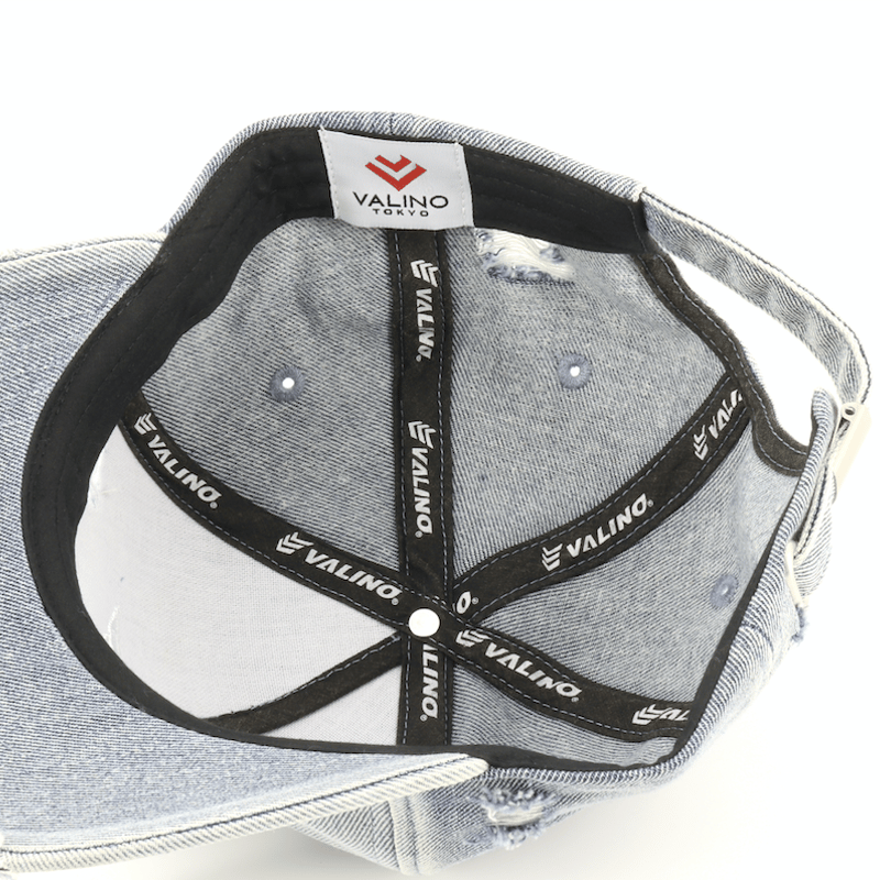 下田紗弥加選手おススメVALINO キャップ ダメージ加工デニム 【VA-CAP