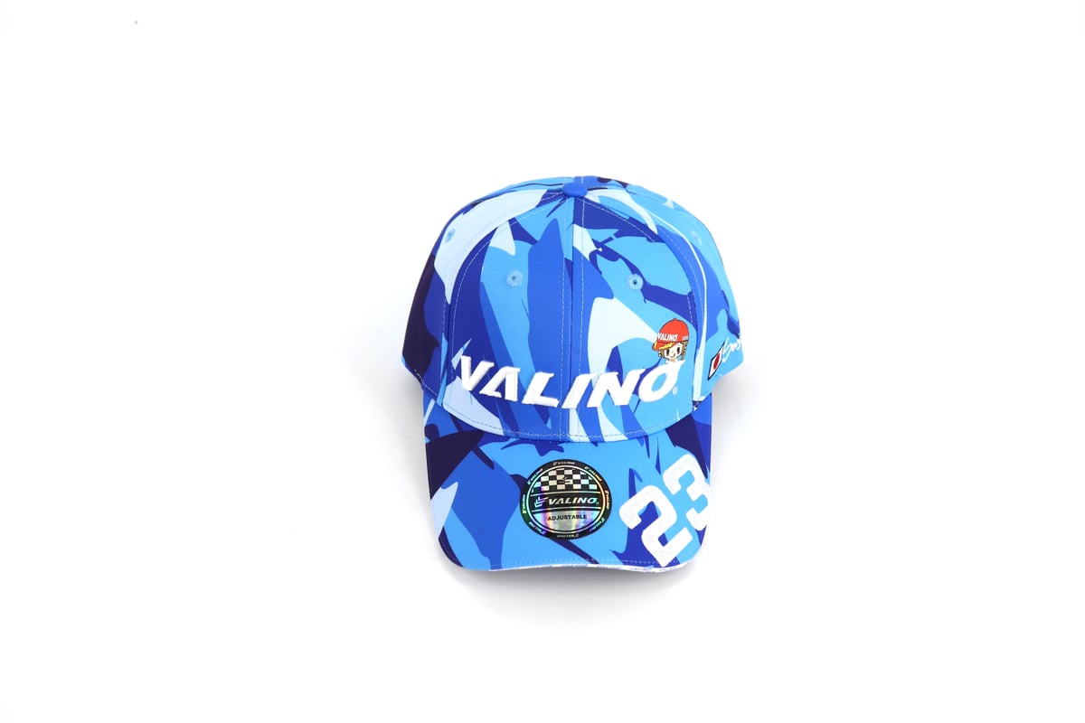 キャップ　限定モデル　値下げOK 特典付】青迷彩柄下田紗弥加選手モデルVALINO コラボキャップ 【VA-CAP