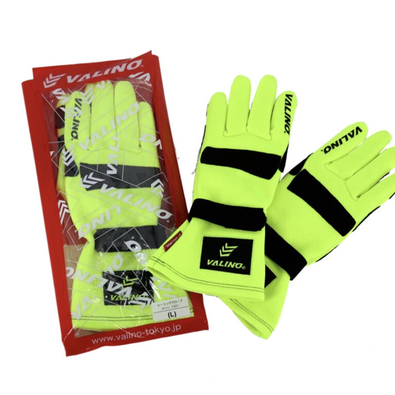 VALINOレーシンググローブ メッシュイエロー | VALINO TOKYO OFFICAL