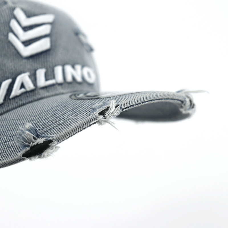 下田紗弥加選手おススメVALINO キャップ ダメージ加工デニム 【VA-CAP