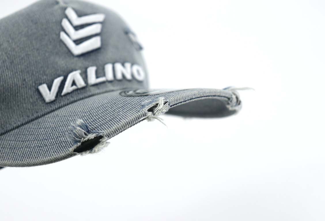 下田紗弥加選手おススメVALINO キャップ ダメージ加工デニム 【VA-CAP