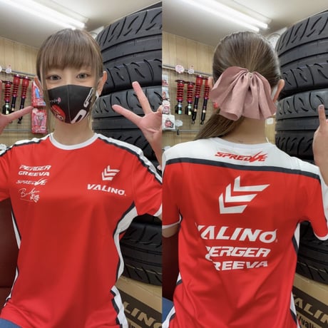 VALINO  ピットTシャツ RED  No17502010~17502015