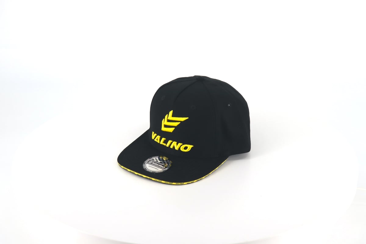 VALINO キャップ BLACK イエロー刺繍ロゴ No47501949 | VALINO VALINO キャップ BLACK イエロー刺繍ロゴ No47501949 | VALINO
