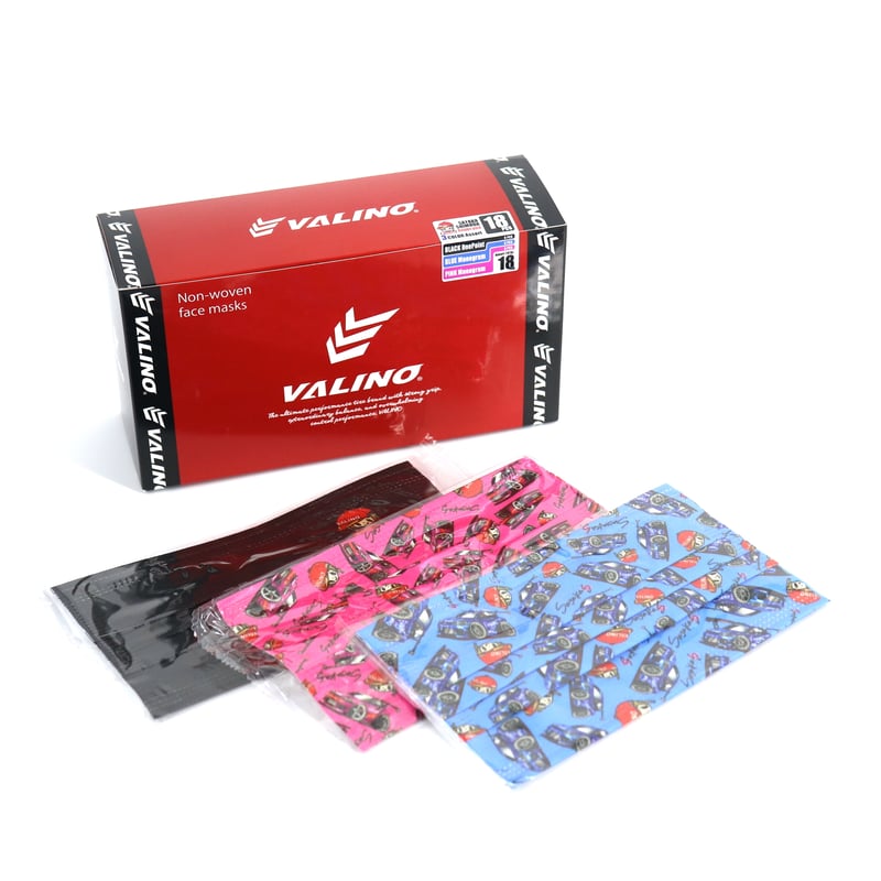 下田紗弥加選手xVALINOコラボ不織布マスク18枚セットMASK-0019