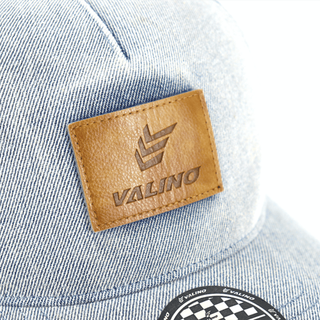 VALINO キャップ デニム   レザーワッペンNo47501948