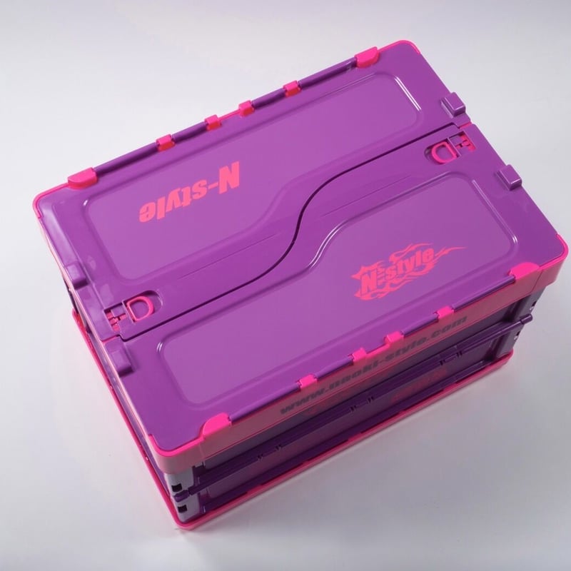 ずとまよ　折りたたみコンテナボックス（パープル） CONTAINER BOX (Purple) - ZUTOMAYO MART