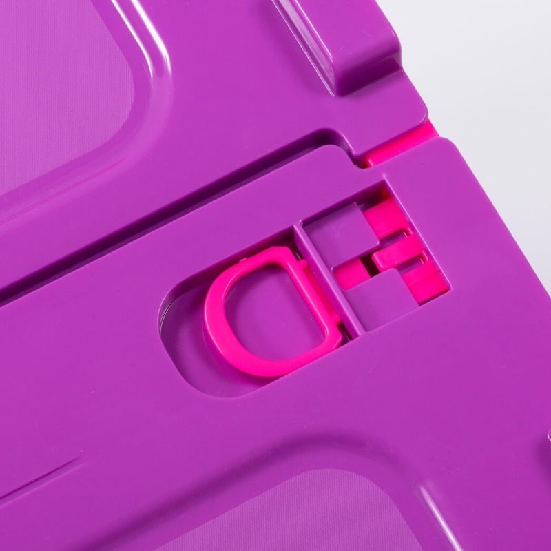 送料無料キャンペーン中！】N-StyleコンテナBOX パープルx蛍光ピンク