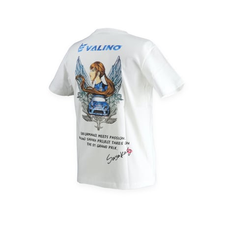 まとめ買いがお得‼下田紗弥加選手 オリジナルイラスト Tシャツ　ホワイト