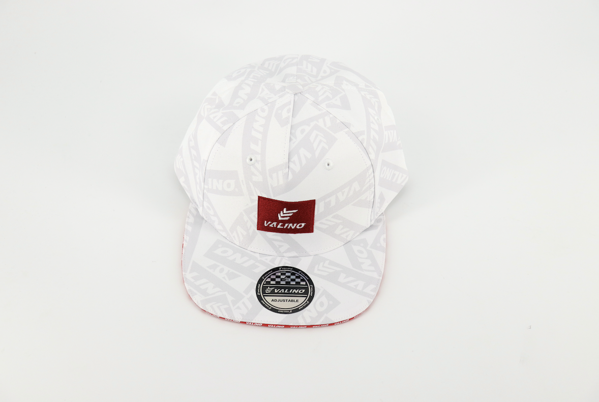 VALINOステッカーボムデザインキャップ WHITE 【VA-CAP-022】 | VAL