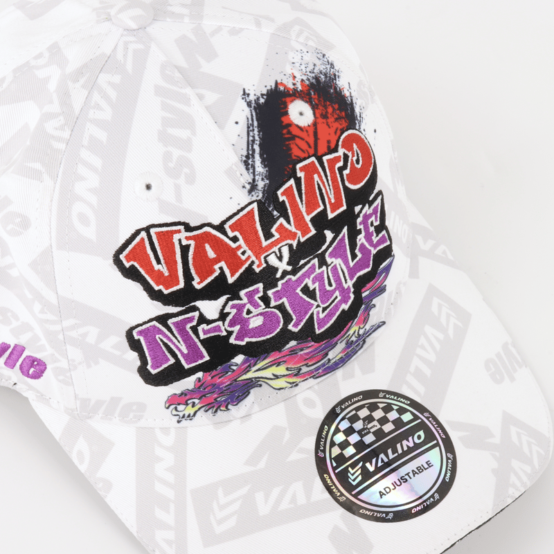 TEAM VALINO×N-Style オフィシャル キャップ WH 【VA-CAP-047】