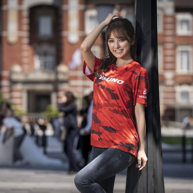 赤迷彩柄VALINO DRY CAMO TEE – RED [2025] | VALINO T