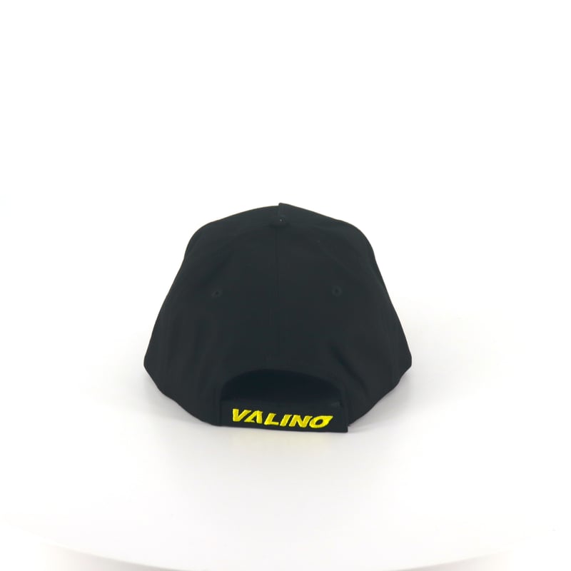 VALINO キャップ BLACK イエロー刺繍ロゴ 【VA-CAP-031】 | VALI
