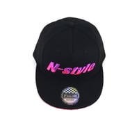 中村直樹選手おススメ立体刺繍の入ったN-Style  キャップ　BK【VA-CAP-048】