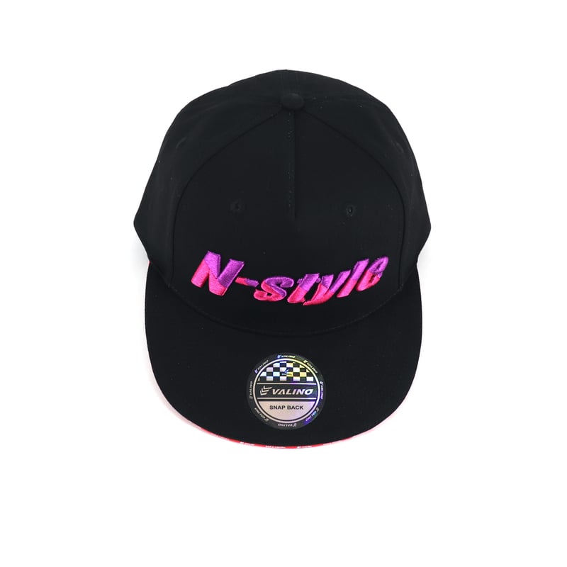 立体刺繍の入ったN-Style キャップ BK 【VA-CAP-048】 | VALINO