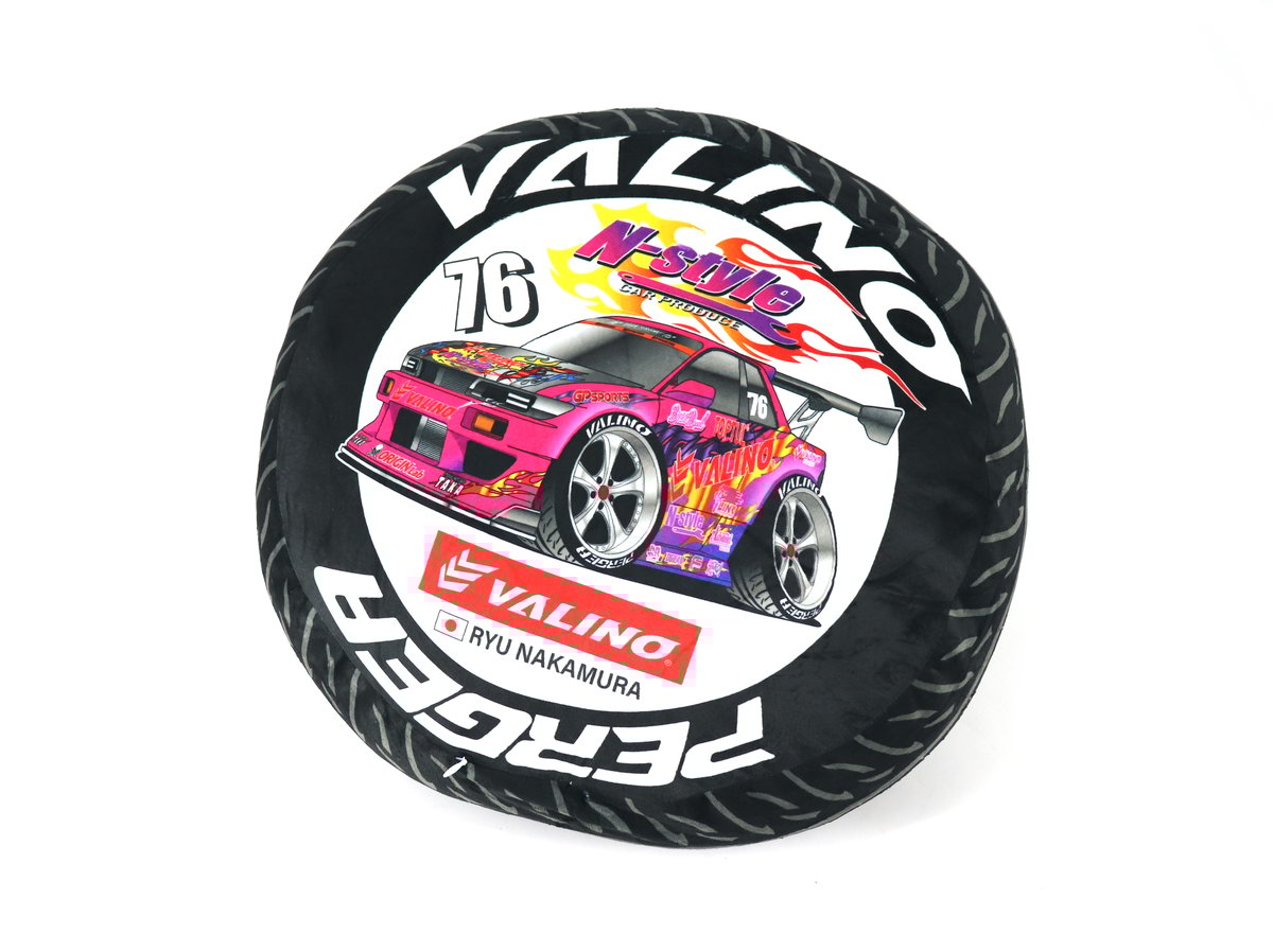 中村龍選手xVALINOタイヤ型クッション | VALINO TOKYO OFFICAL STORE