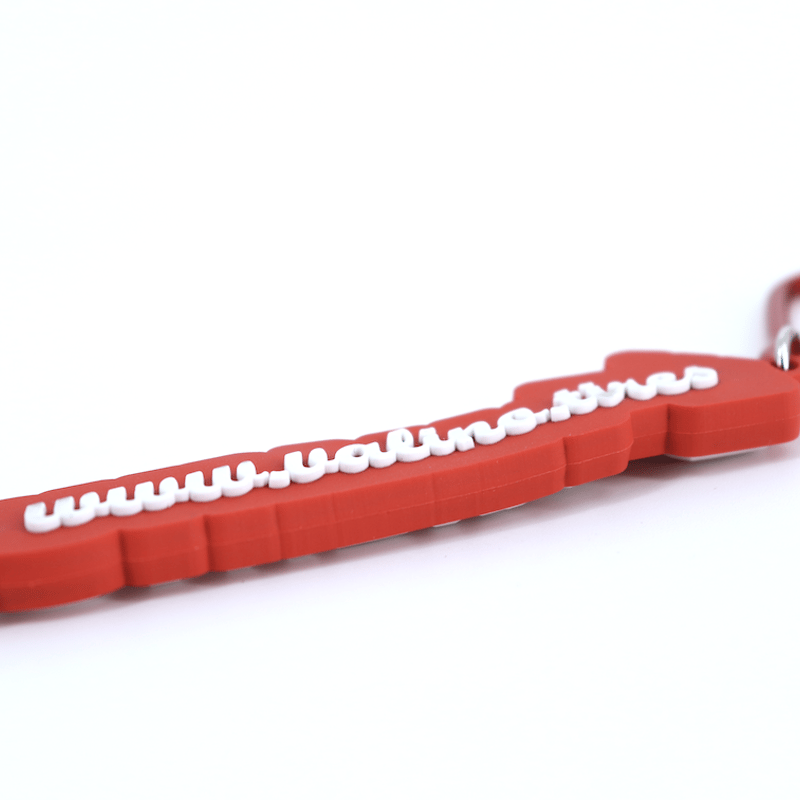 キーホルダー部門販売3位‼VALINOカラビナ付きラバーキーホルダー 【VA
