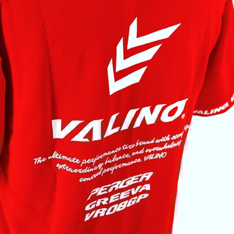 VALINO半袖パーカーRED | VALINO TOKYO OFFICAL STORE