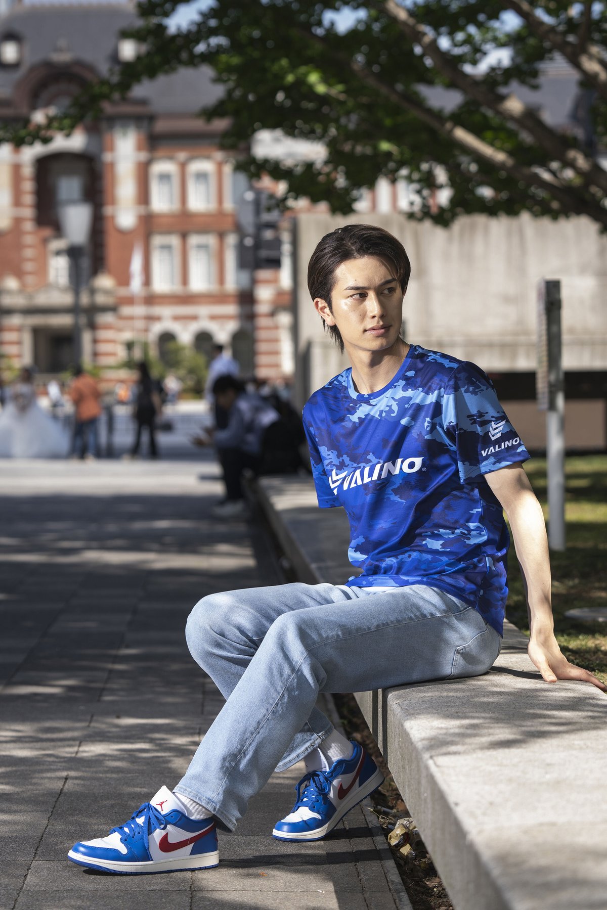 青迷彩柄VALINO DRY CAMO TEE – BLUE [2025] | VALINO