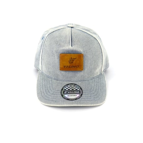 VALINO キャップ デニム   レザーワッペンNo47501948