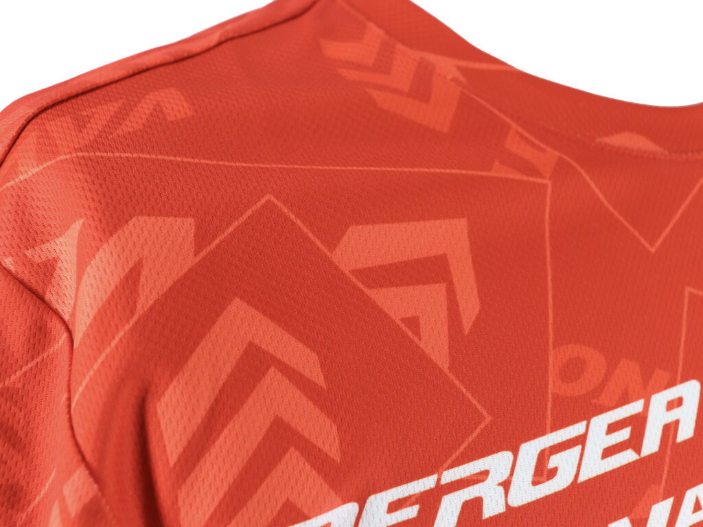 VALINO 赤ドライメッシュTシャツステッカーボムデザイン | VALINO