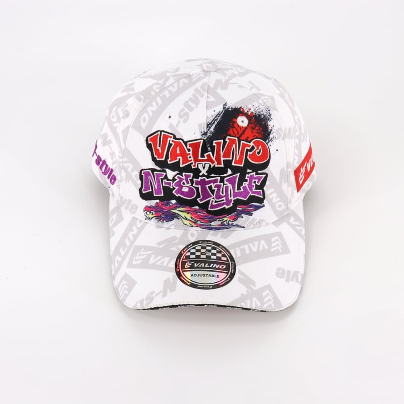 TEAM VALINO×N-Style オフィシャル キャップ WH 【VA-CAP-047】