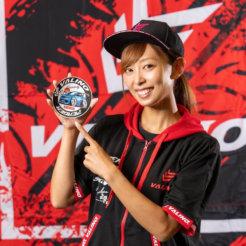 下田紗弥加 選手×VALINO コラボ タイヤステッカーD1GPマシンシルビア