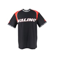 新タイプ縦ログVALINO  ピットTシャツ TYPE-2　BLACK