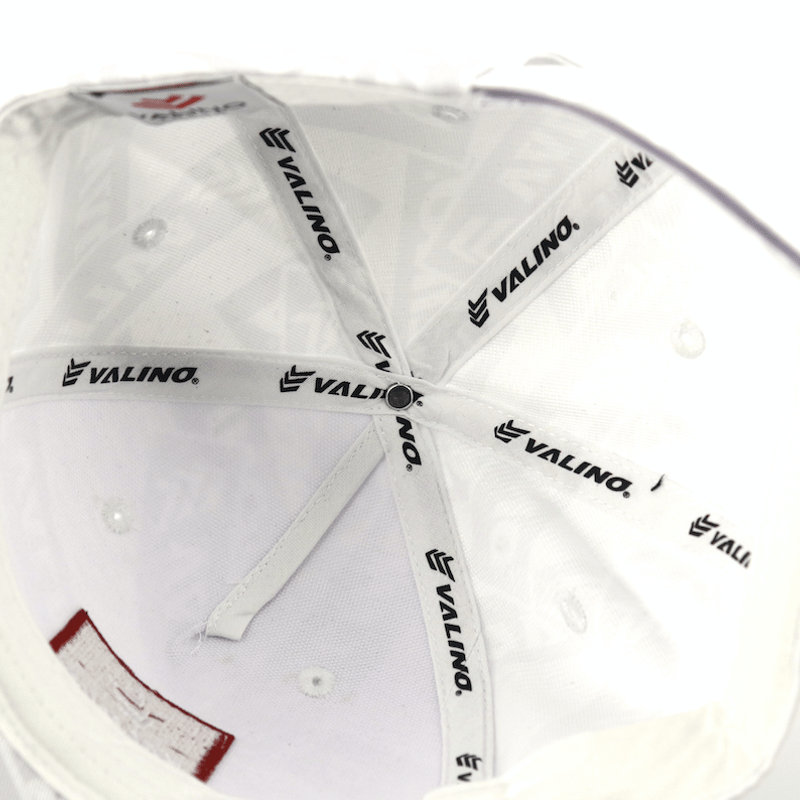 VALINOステッカーボムデザインキャップ WHITE 【VA-CAP-022