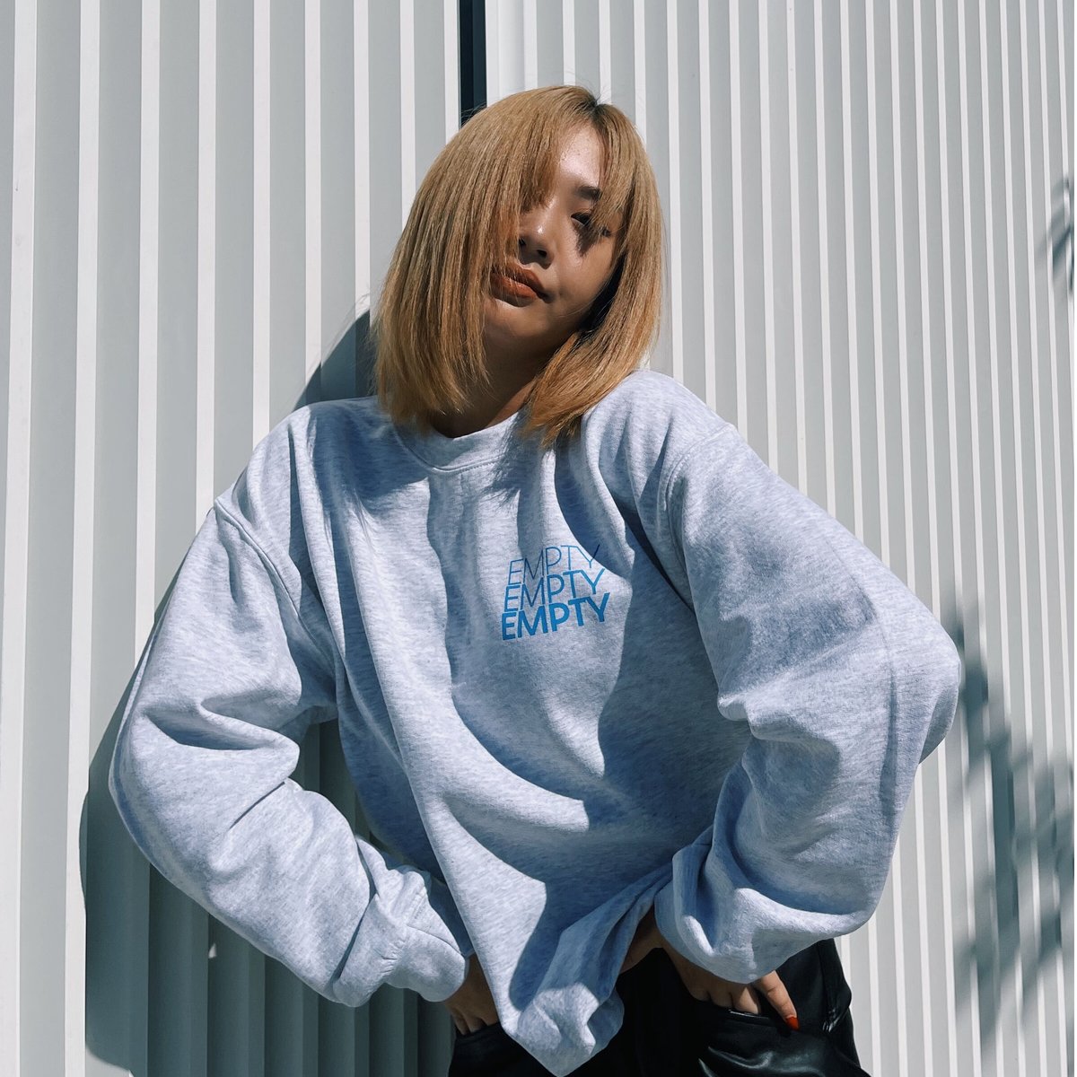 TIM COPPENS デザインスウェット グレー 新品 TIM COPPENS デザインスウェット グレー 新品