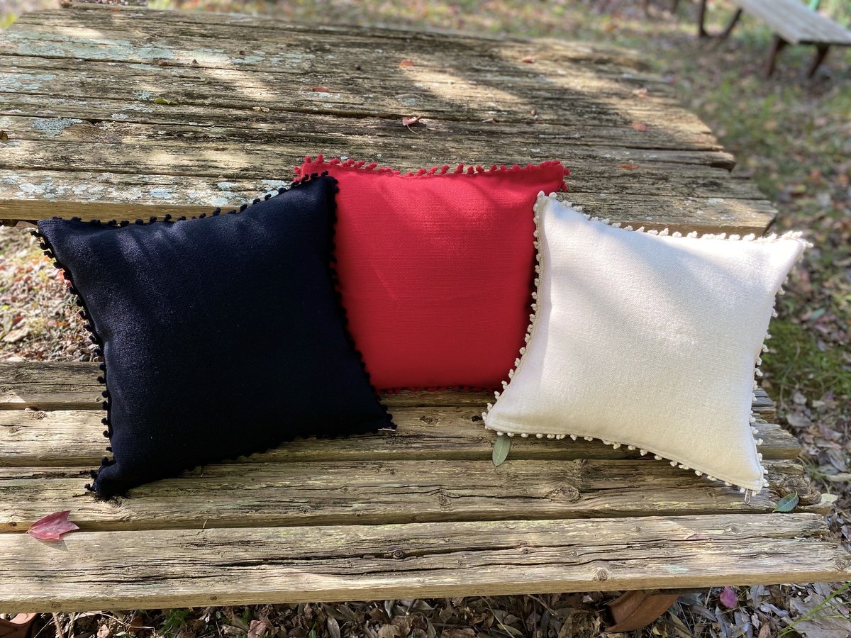 現地購入 ペルー刺繍 アルパカウール クッションカバー 2枚セット