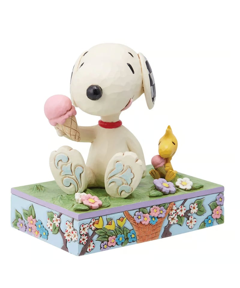 JIM SHORE】スヌーピー＆ウッドストック アイスクリーム | インテリア