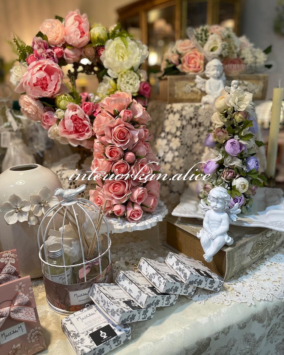 レア Shelley シェリー ランブラーローズ ケーキスタンド ピンクローズ