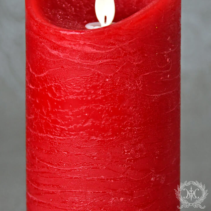 ブリーズLEDキャンドル/ワインレッド/トール | インテリア館 アリス